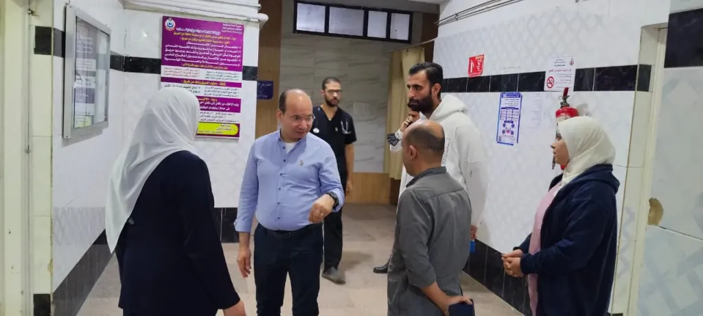 وكيل صحة الدقهلية يتابع انتظام العمل بمستشفى السنبلاوين العام