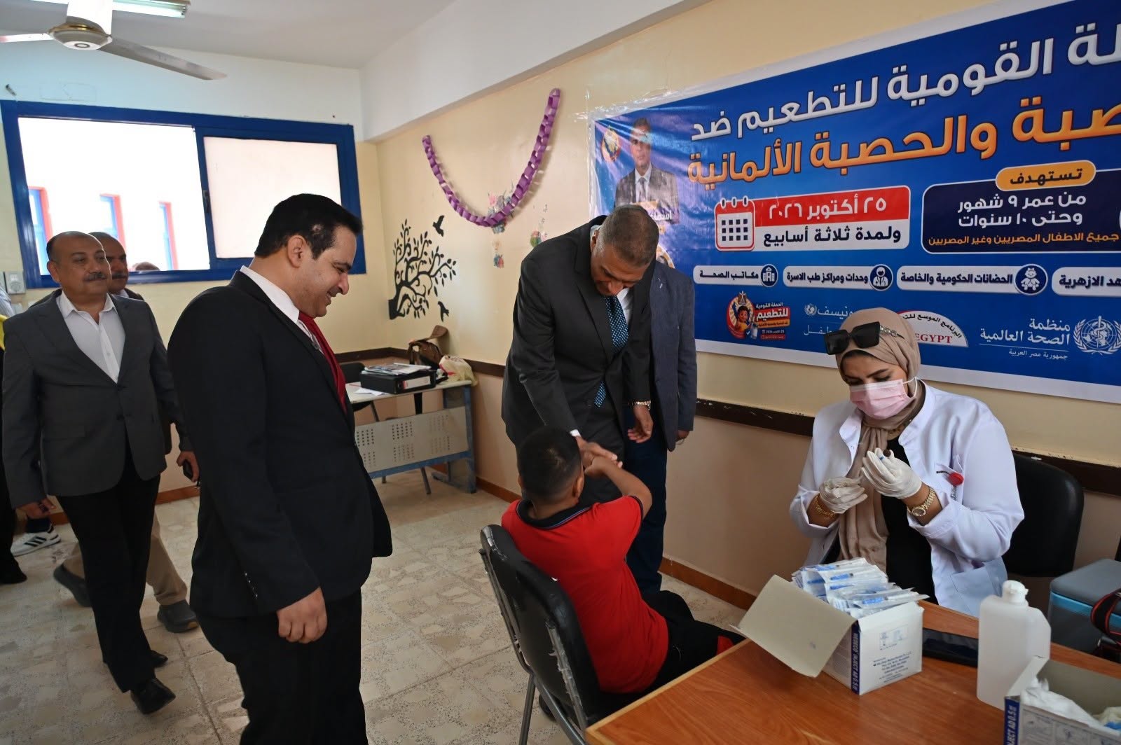 حملة تطعيم جنوب سيناء 2026